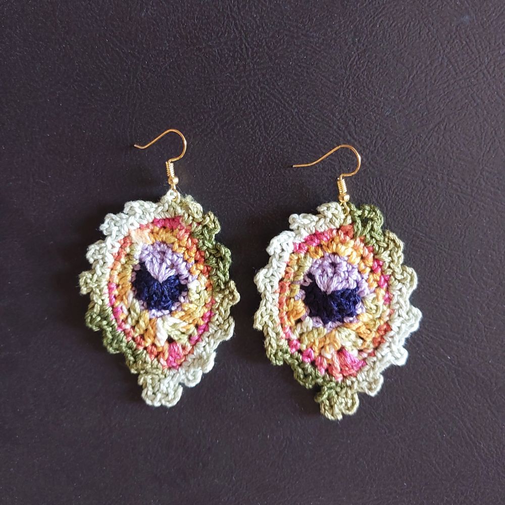 BuckleUp Crochet Earring